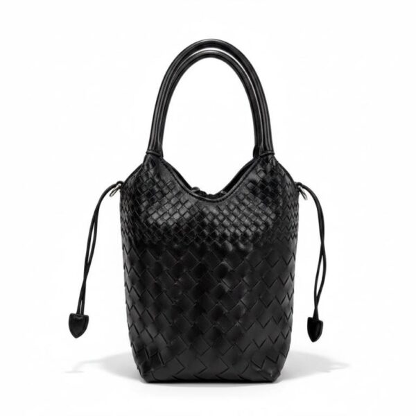 Bolso de Mano Sintético con Diseño Trenzado y Saco Interno Cosido de Cuerdas para Mujer - Imagen 6