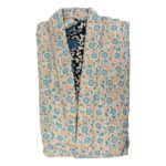 Kimono Artesanal, Étnico, Largo y Reversible de Algodón para Mujer - Imagen 9