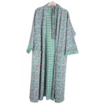 Kimono Artesanal, Étnico, Largo y Reversible de Algodón para Mujer - Imagen 12