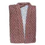 Kimono Artesanal, Étnico, Largo y Reversible de Algodón para Mujer - Imagen 5