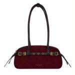 Bolso de Hombro Sintético Regina Schrecker con Cinturón Frontal Decorativo y Asas Largas Mujer