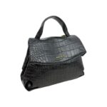 Bolso de Mano Sintético con Diseño Estilo Cocodrilo, Solapa y Cremallera para Mujer - Imagen 7
