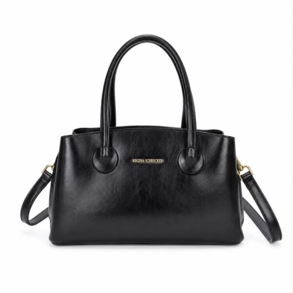 Bolso de Mano Sintético Regina Schrecker con 3 Compartimentos y Gran Calidad Mujer - Imagen 4