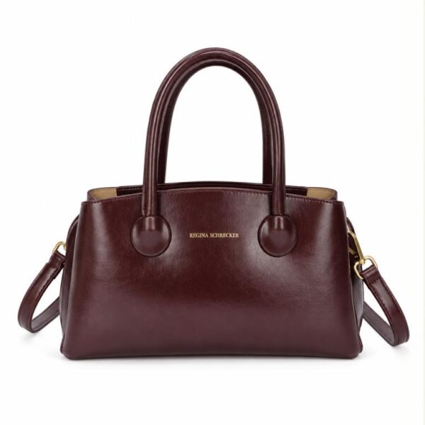 Bolso de Mano Sintético Regina Schrecker con 3 Compartimentos y Gran Calidad Mujer - Imagen 3