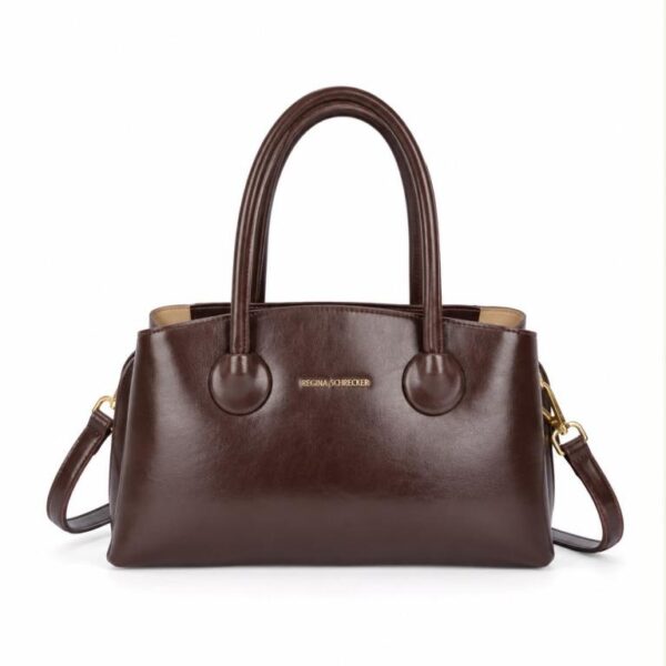 Bolso de Mano Sintético Regina Schrecker con 3 Compartimentos y Gran Calidad Mujer - Imagen 5