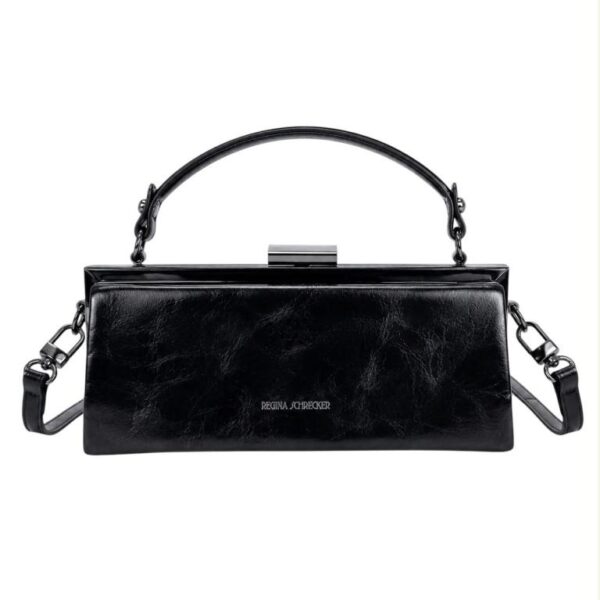 Bolso de Mano Sintético Regina Schrecker con Click y Compartimentos Internos para Mujer - Imagen 3