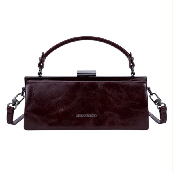 Bolso de Mano Sintético Regina Schrecker con Click y Compartimentos Internos para Mujer - Imagen 4