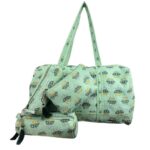 Pack Bolso de Viaje Acolchado Algodón + 3 Neceser A Juego con Diseño Exclusivo Mujer - Imagen 10