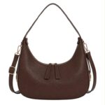 Bolso de Hombro Sintético con Diseño Medialuna y 2 Cremalleras para Mujer - Imagen 3