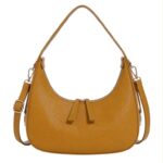 Bolso de Hombro Sintético con Diseño Medialuna y 2 Cremalleras para Mujer - Imagen 6