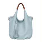 Bolso de Hombro Sintético de Mujer con Asas de Colores y Frontal Decorativo y Bolsito Bandolera - Imagen 4
