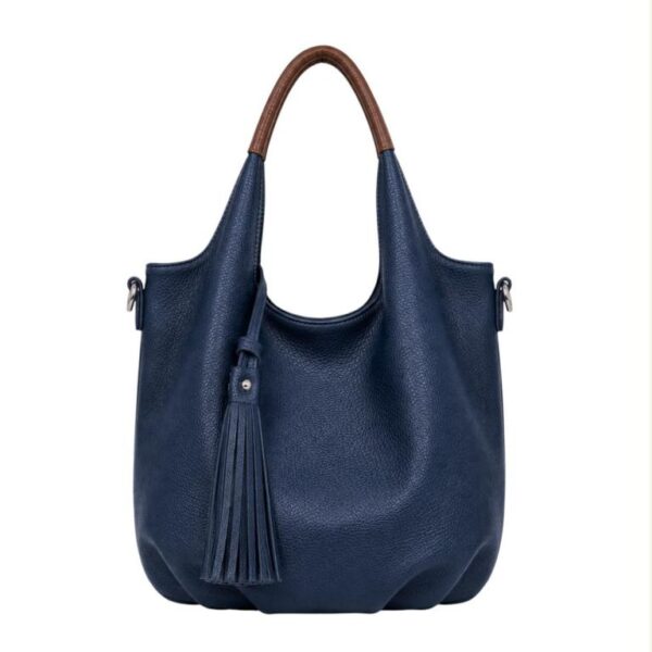 Bolso de Hombro Sintético de Mujer con Asas de Colores y Frontal Decorativo y Bolsito Bandolera - Imagen 7