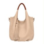 Bolso de Hombro Sintético de Mujer con Asas de Colores y Frontal Decorativo y Bolsito Bandolera - Imagen 11