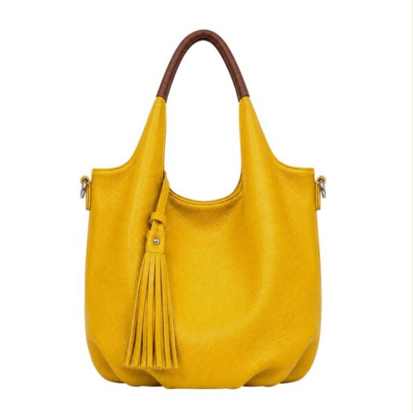 Bolso de Hombro Sintético de Mujer con Asas de Colores y Frontal Decorativo y Bolsito Bandolera - Imagen 14
