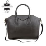 Bolso Maletín de Mujer en Piel de Grano Italiana con Gran Calidad y Capacidad