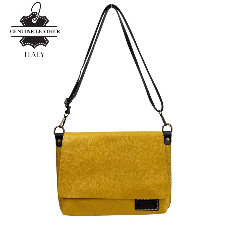 CG57660-Principal Bolso Bandolera De Mujer en Piel Italiana con Solapa y Cierre de Cremallera para Universidad - Imagen 1