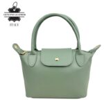 Bolso de Mano en Piel Italiana con Asas Cortas, Solapa y Gran Calidad para Mujer - Imagen 4