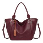 Bolso de Hombro Sintético Hobo Valentini con Gran Capacidad y Bolsillo Trasero para Mujer - Imagen 7