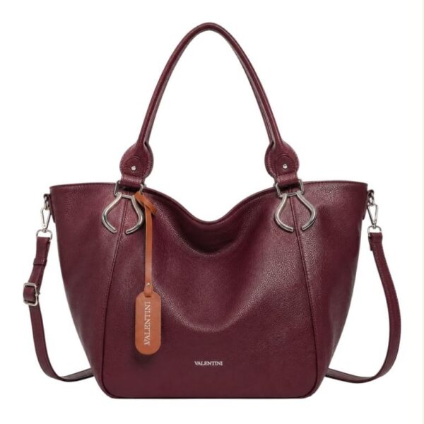 Bolso de Hombro Sintético Hobo Valentini con Gran Capacidad y Bolsillo Trasero para Mujer - Imagen 7