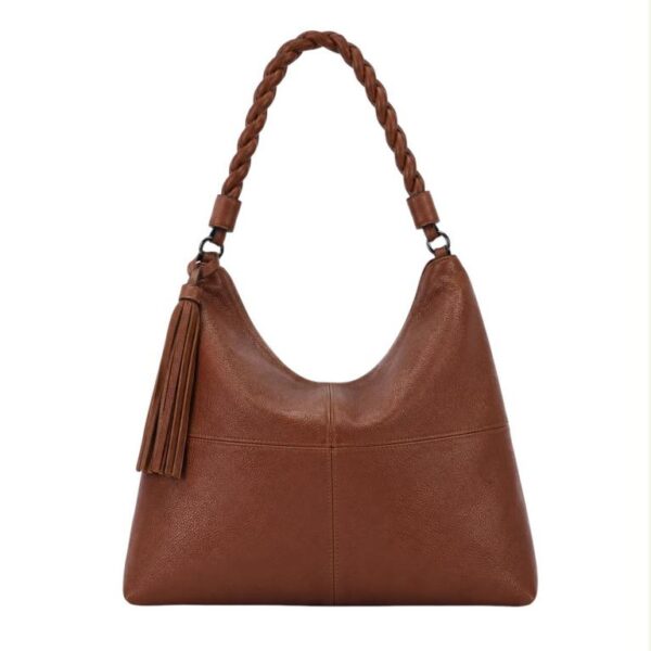 Bolso de Hombro Sintético con Asa Larga Trenzada y Gran Capacidad para Mujer - Imagen 6
