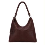Bolso de Hombro Sintético con Asa Larga Trenzada y Gran Capacidad para Mujer - Imagen 7
