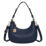Bolso de Hombro Sintético con Diseño Medialuna y Bloqueo de Seguridad para Mujer - Imagen 6