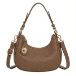 Bolso de Hombro Sintético con Diseño Medialuna y Bloqueo de Seguridad para Mujer - Imagen 2