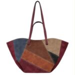 Bolso de Hombro Sintético con 4 Asas, Tachuelas, Imanes Laterales y Bolsito Extra de Mujer - Imagen 2
