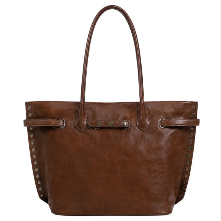 CGA1540-238-Kaki Bolso de Hombro Sintético de Mujer con Cinta Frontal de Botones y Gran Capacidad - Imagen 1