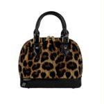 Bolso de Mano Domo Sintético con Frontal Animal Print y 2 Cremalleras Enterizas para Mujer - Imagen 2