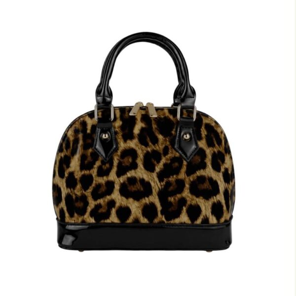 Bolso de Mano Domo Sintético con Frontal Animal Print y 2 Cremalleras Enterizas para Mujer - Imagen 2