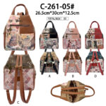 Mochila Sintética de Mujer con Muñeca Sweet Candy, Bolsillos Exteriores y Gran Capacidad