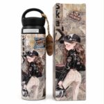 Botella Termo 500ml con Diseño de Muñeca Sweet Candy y Base Antideslizante de Mujer - Imagen 4