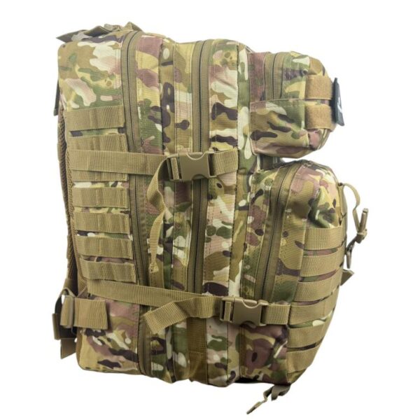 Amplia Mochila Unisex Estilo Militar con Diseño Molle y Multicompartimentos - Imagen 2