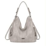 Bolso de Hombro Sintético Estilo Hobo Coveri Collection con Multicompartimentos Mujer - Imagen 8