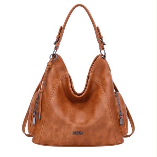 Bolso de Hombro Sintético Estilo Hobo Coveri Collection con Multicompartimentos Mujer - Imagen 6
