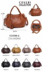 Bolso de Mano Sintético Coveri Collection con Flecos Decorativos y Bolsillo Trasero Mujer - Imagen 9