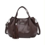 Bolso de Mano Sintético Coveri Collection con Flecos Decorativos y Bolsillo Trasero Mujer - Imagen 7