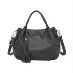 Bolso de Mano Sintético Coveri Collection con Flecos Decorativos y Bolsillo Trasero Mujer - Imagen 3