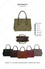 Bolso de Mano Sintético Diana & Co Firenze con Frontal Trenzado y Estilo Serraje Mujer - Imagen 8