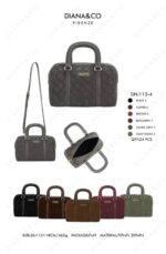 Bolso Maletín Sintético de Mujer Diana & Co Firenze con Frontal Trenzado y Estilo Serraje - Imagen 8