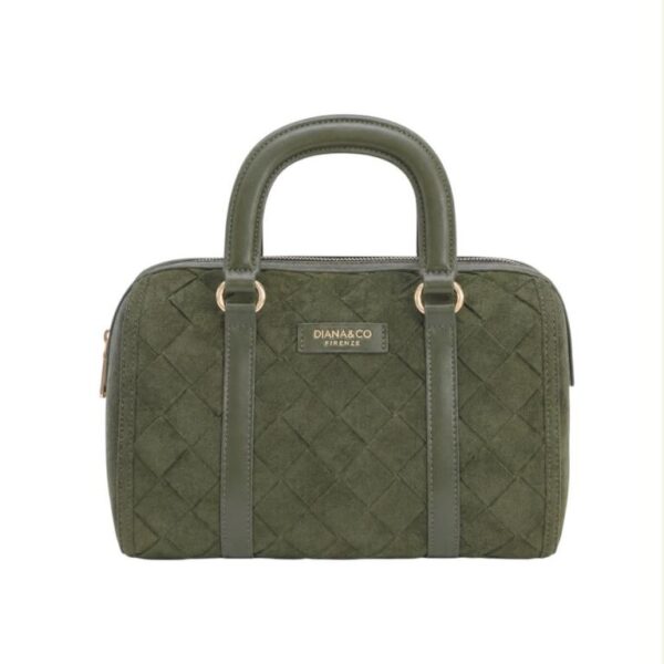 Bolso Maletín Sintético de Mujer Diana & Co Firenze con Frontal Trenzado y Estilo Serraje - Imagen 4
