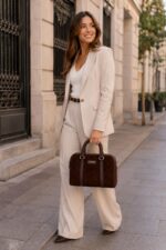 Bolso Maletín Sintético de Mujer Diana & Co Firenze con Frontal Trenzado y Estilo Serraje - Imagen 2