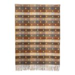 Bufanda Reversible de Lana para Mujer con Flecos Decorativos y Diseño de Lunares - Imagen 6