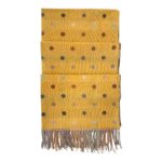 Bufanda Reversible de Lana para Mujer con Flecos Decorativos y Diseño de Lunares - Imagen 10