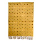 Bufanda Reversible de Lana para Mujer con Flecos Decorativos y Diseño de Lunares - Imagen 8