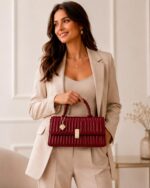 Bolso de Mano en Piel Sintética de Gran Calidad Diana & Co Luxe con Cierre Magnético Mujer - Imagen 2