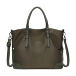 Bolso de Hombro Shopper en Nylon para Mujer Nazareno Gabrielli con 2 Asas Ajustables - Imagen 5