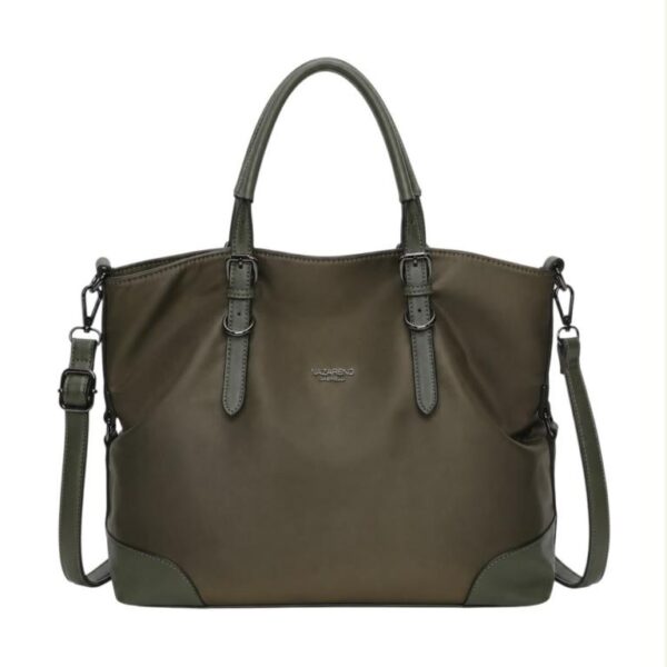 Bolso de Hombro Shopper en Nylon para Mujer Nazareno Gabrielli con 2 Asas Ajustables - Imagen 5