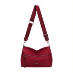 Bolso Bandolera en Tela Nylon para Mujer Nazareno Gabrielli con 2 Bolsillos Exteriores - Imagen 5